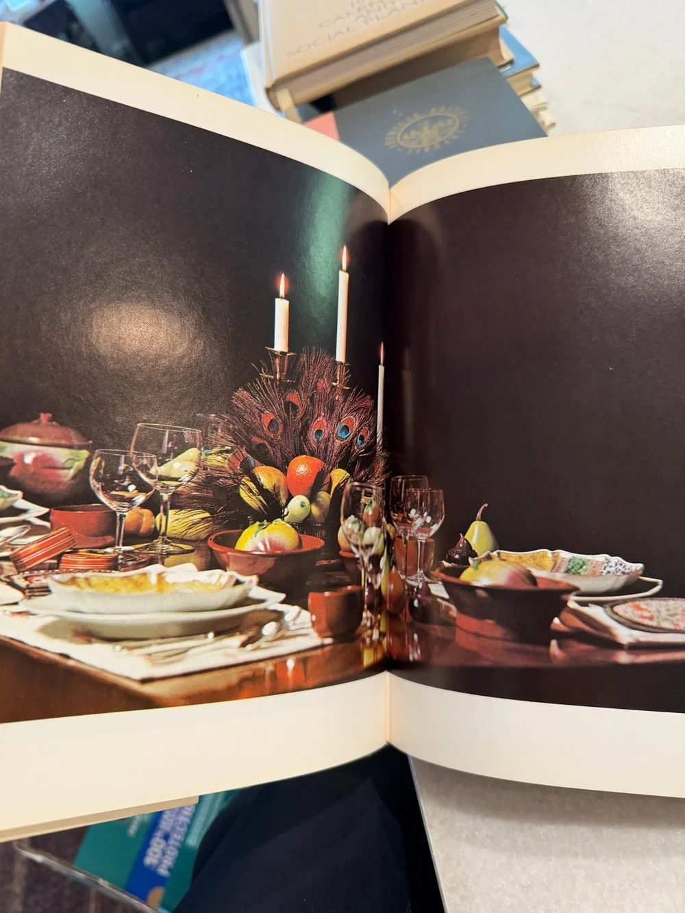 Vintage hardcover cookbook